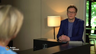Felix Krömer führt ein Interview