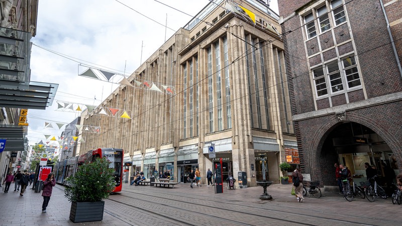 Ein Blick in die Obernstraße in Bremen.