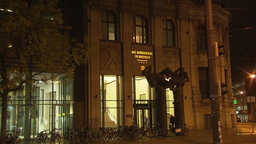 Das alte Sparkassen-Gebäude in der bremer Innenstadt am Brill.