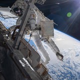 Matthias Maurer an der ISS.