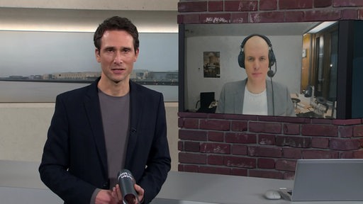 Janos Kereszti im Studio von buten un binnen.