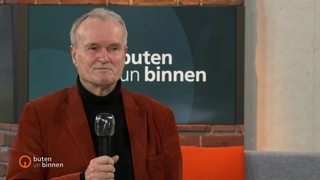Jochen Tholen vom Institut für Arbeit und Wirtschaft der Uni Bremen im buten un binnen Studio. 