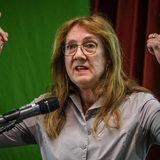 Caroline Linnert auf der Landesmitgliederversammlung der Bremer Grünen