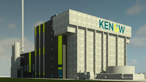 Eine Grafik der Klärschlammverbrennungsanlage in Oslebshausen.