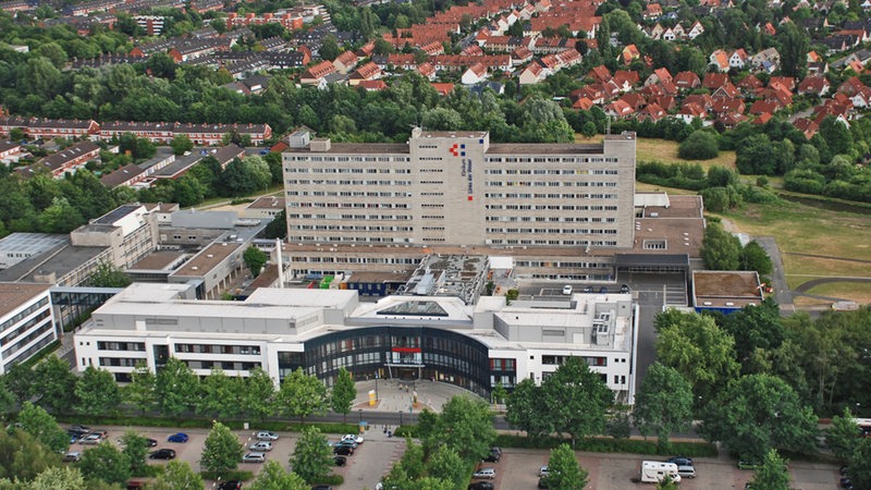 Luftaufnahme des Klinikums Links der Weser von 2007.