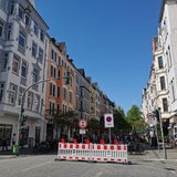 Die Bürgermeister-Smidt-Straße in Bremerhaven ist abgesperrt.