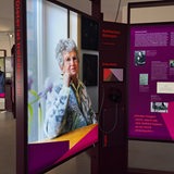 Ein Bild von Katharina Sämann in der Ausstellung des Krankenhausmuseum zu verbotenen Kindern der NS-Zeit