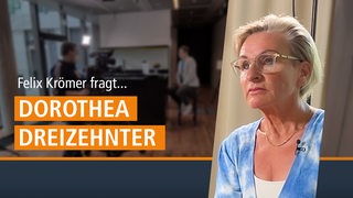 Geno-Chefin Dorothea Dreizehnter bei einem Interview mit Felix Krömer