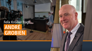 Collage zum Krömertalk mit André Grobien 