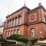 Ein rotes Backsteingebäude, das Landgericht Verden.