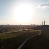 Der Bremer Müllberg von oben.
