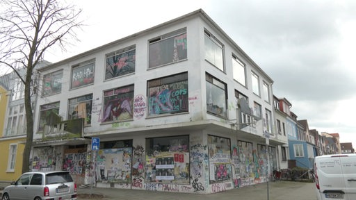 Die Dete. Ein leerstehendes Gebäude in der bremer Neustadt.