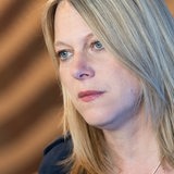 Eine Großaufnahme vom Gesicht von Maike Schaefer