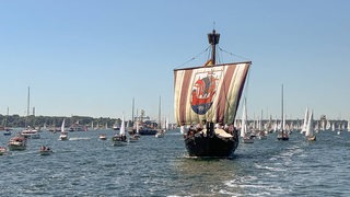 ein Segelschiff (Ubena von Bremen) in Kiel