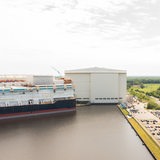 Die Meyer-Werft in Papenburg.
