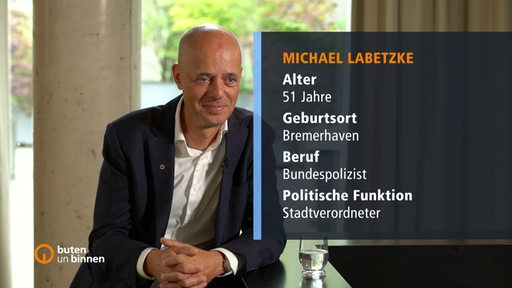 Michael Labetzke während eines Interviews