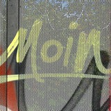 Graffito mit Schriftzug "Moin"