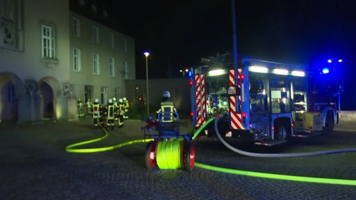 Feuerwehreinsätze am Delmenhorster Rathaus. 