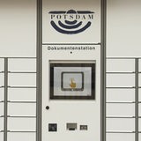 Eine Abholstation für Ausweise und andere Dokumente. 