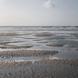 Niedrigwasser an der Nordsee bei Norderney