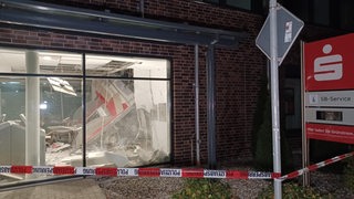 In Ganderkesee wurde ein Geldautomat gesprengt.
