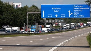 Stau auf der A1