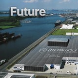 Bildliche Animation zeigt die Erweiterung von Nordceram durch die Firma Metawolf in Bremerhaven
