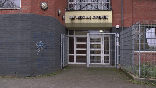 Der Eingangsbereich der bremer Oberschule in Gröpelingen.