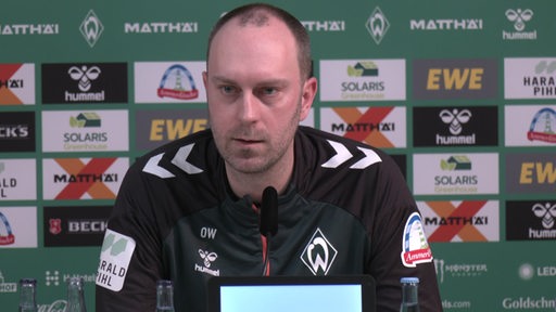 Werder Bremen Trainer Ole Werner im Interview.
