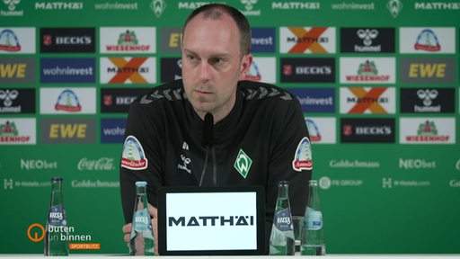 Werder Bremen Trainer Ole Werner im Interview.