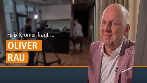 Oliver Rau im Interview mit Moderator Felix Krömer