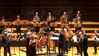 Ein Orchester auf dem bremer Musikfest.