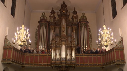 Die erste Probe nach der frisch gestimmten Orgel von St. Ansgarii. 