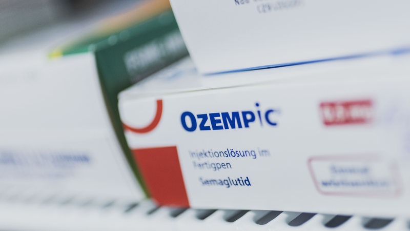 Packung Ozempic, Antidiabetikum zur Gewichtskontrolle