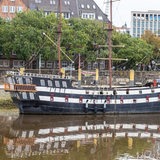 Das "Pannekoekship" liegt an der Schlachte in Bremen