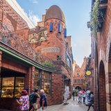 Die Fassade des Paula-Becker-Modersohn-Museums in der Böttcherstraße
