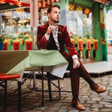 Pressefoto Phil Porter auf einer Dachterrasse vor dem Dom in Bremen