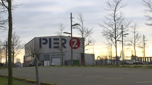 Das Pier 2- Gebäude in Bremen.