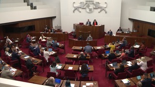 Der Plenarsaal der Bremischen Bürgerschaft.