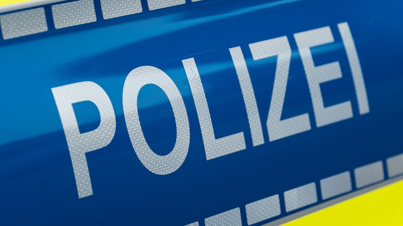 Der Schriftzug "Polizei".