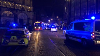 Polizeieinsatz in der Bremer Innenstadt