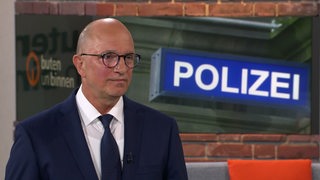 Der Bremer Polizeipräsident Dirk Fasse im Interview bei buten un binnen.
