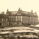 Historisches Foto der Post an der Domsheide in Bremen.