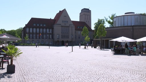 Der Marktplatz in Delmenhorst
