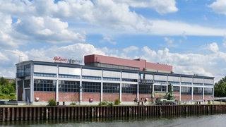 Rickmers Reismühle an der Weser in Bremen