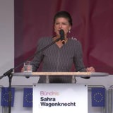 Die Vorsitzende des BSW, Sahra Wagenknecht