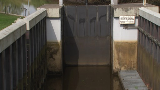 Die alte Schleuse Kuhsiel im Blockland.