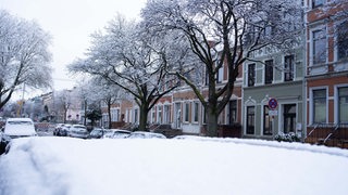 Schnee in Bremen am 6. März 2023