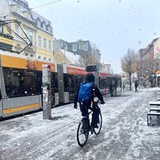 Schnee im Bremer Viertel