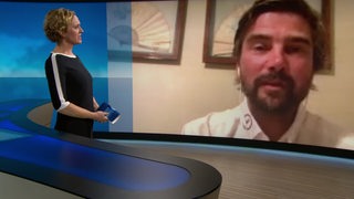 Weltumsegler Boris Herrmann im Skype-Interview mit Tagesthemen-Moderatorin Karen Mioska.
